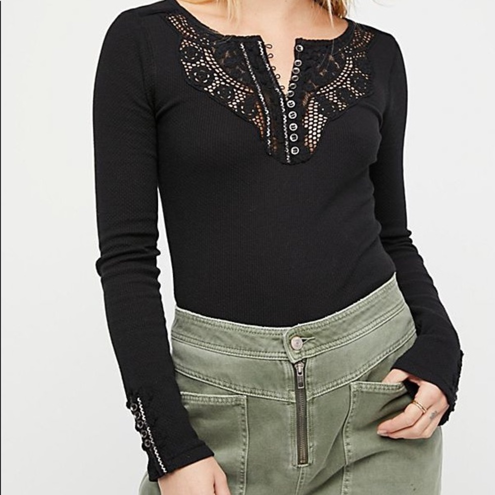 Free People: Dream on Henley [Size: Medium]